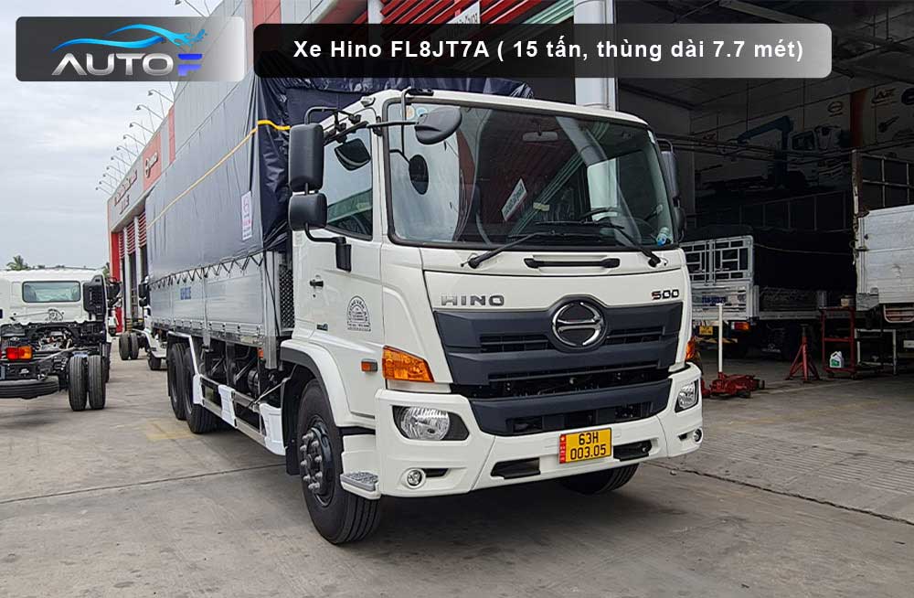 Xe tải Hino FL8JT7A (15t - 7.7m) thùng mui bạt